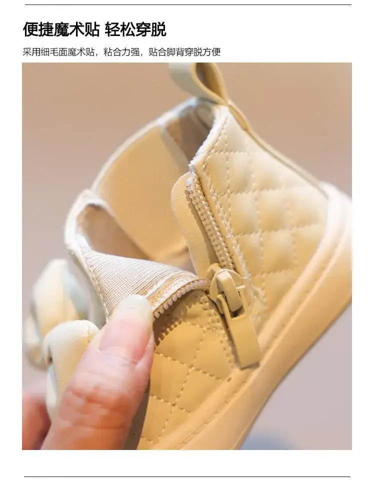 Baby Girl Boots Sweet Bow Soft Sole Autumn Winter — feature 5