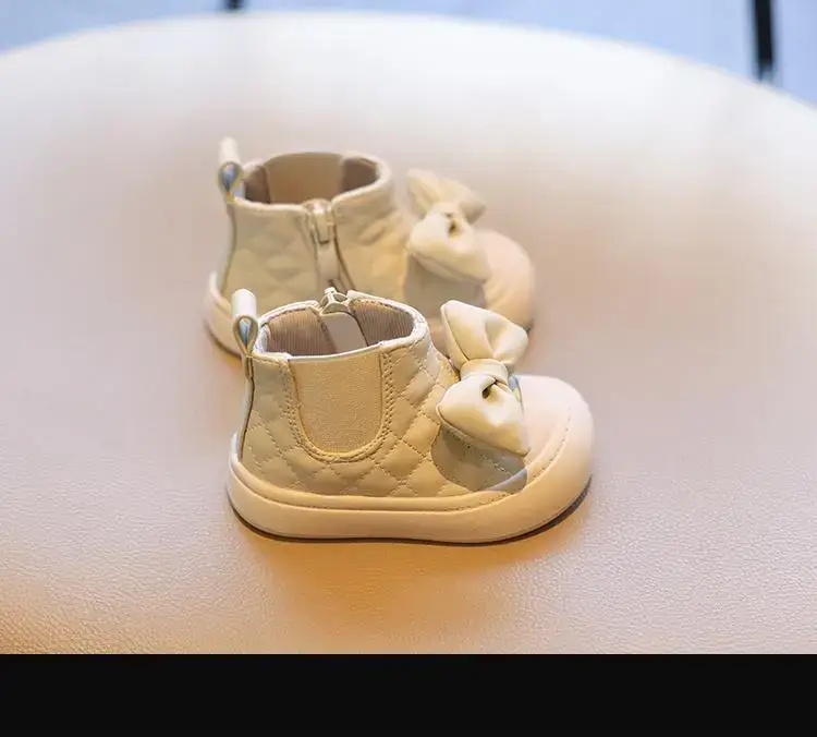 Baby Girl Boots Sweet Bow Soft Sole Autumn Winter — feature 8