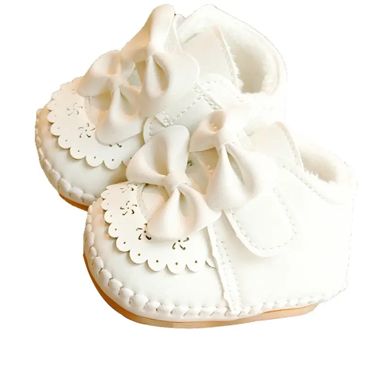 Baby Shoes Soft Sole Winter Fleece Lined 0-1Yr