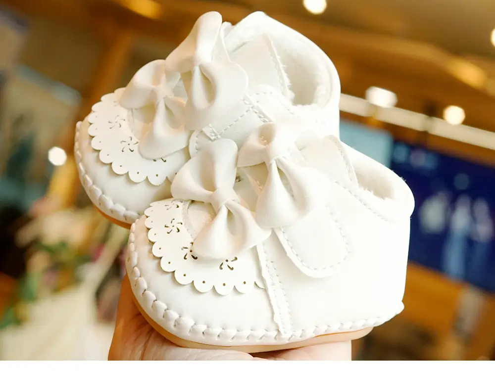 Baby Shoes Soft Sole Winter Fleece Lined 0-1Yr — feature 5