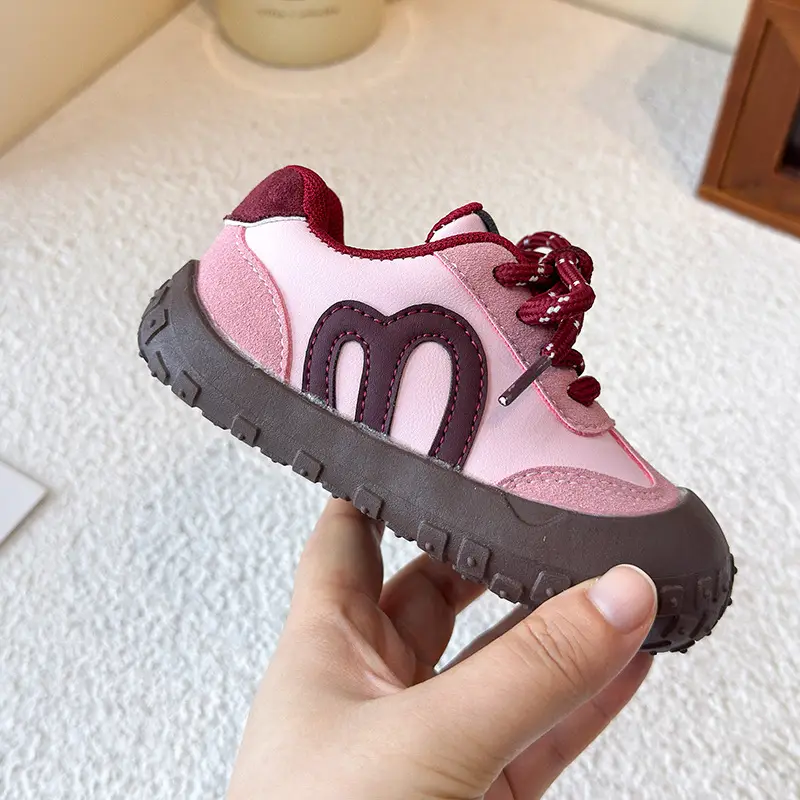 Kids Spring & Fall Sneakers Grey Soft Soled — feature 16