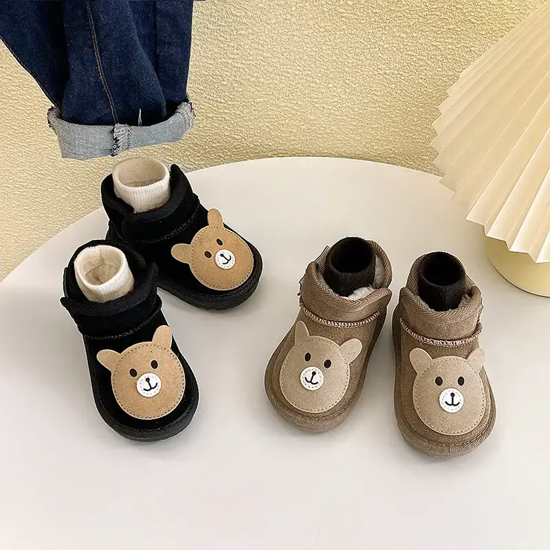 Baby Velvet Snow Boots for Girls Winter Toddler Shoes — feature 3
