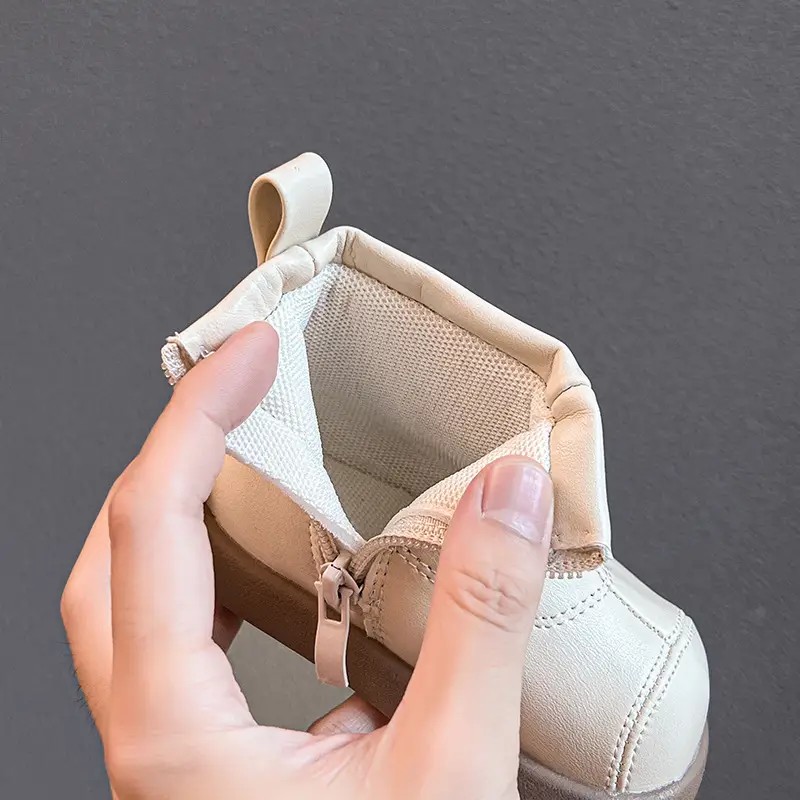 Black Leather Toddler Boots for One-Year-Old Girls — feature 14