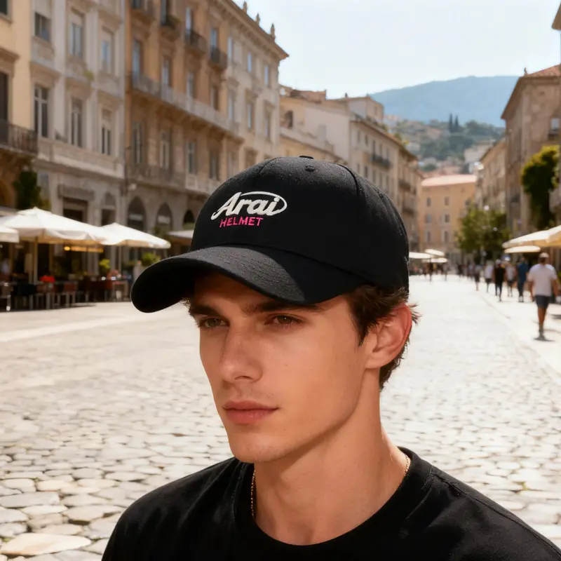 Men Embroidered Fleece Baseball Cap Winter Warm Outdoor - Image 7