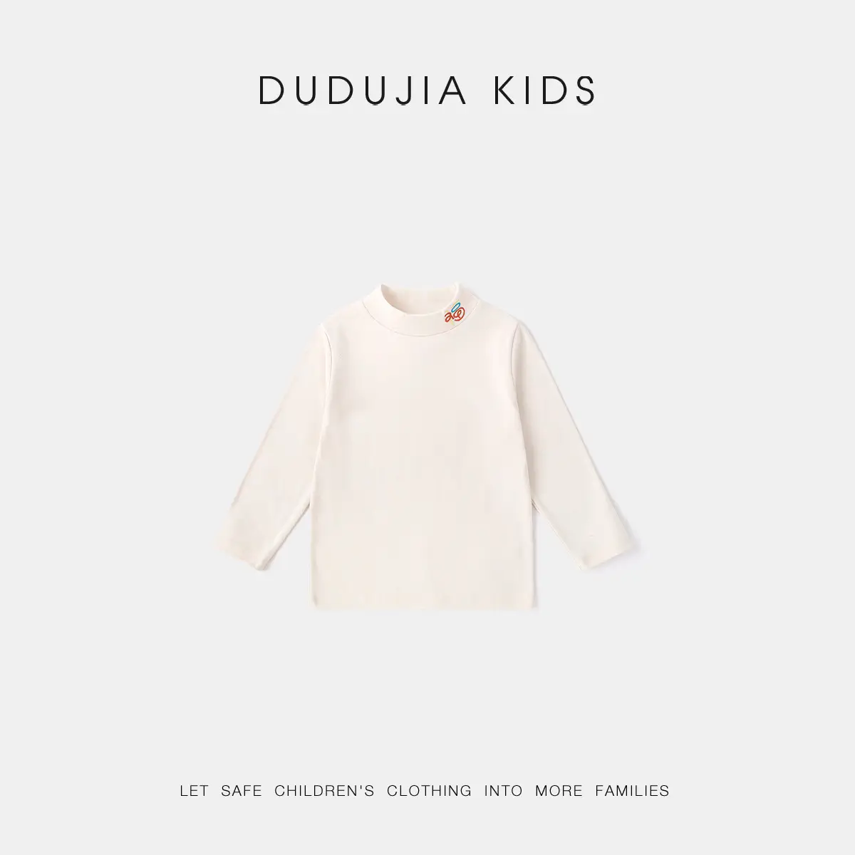 Dudujia Kids Red T-Shirt Baby Winter Greetings - Image 2