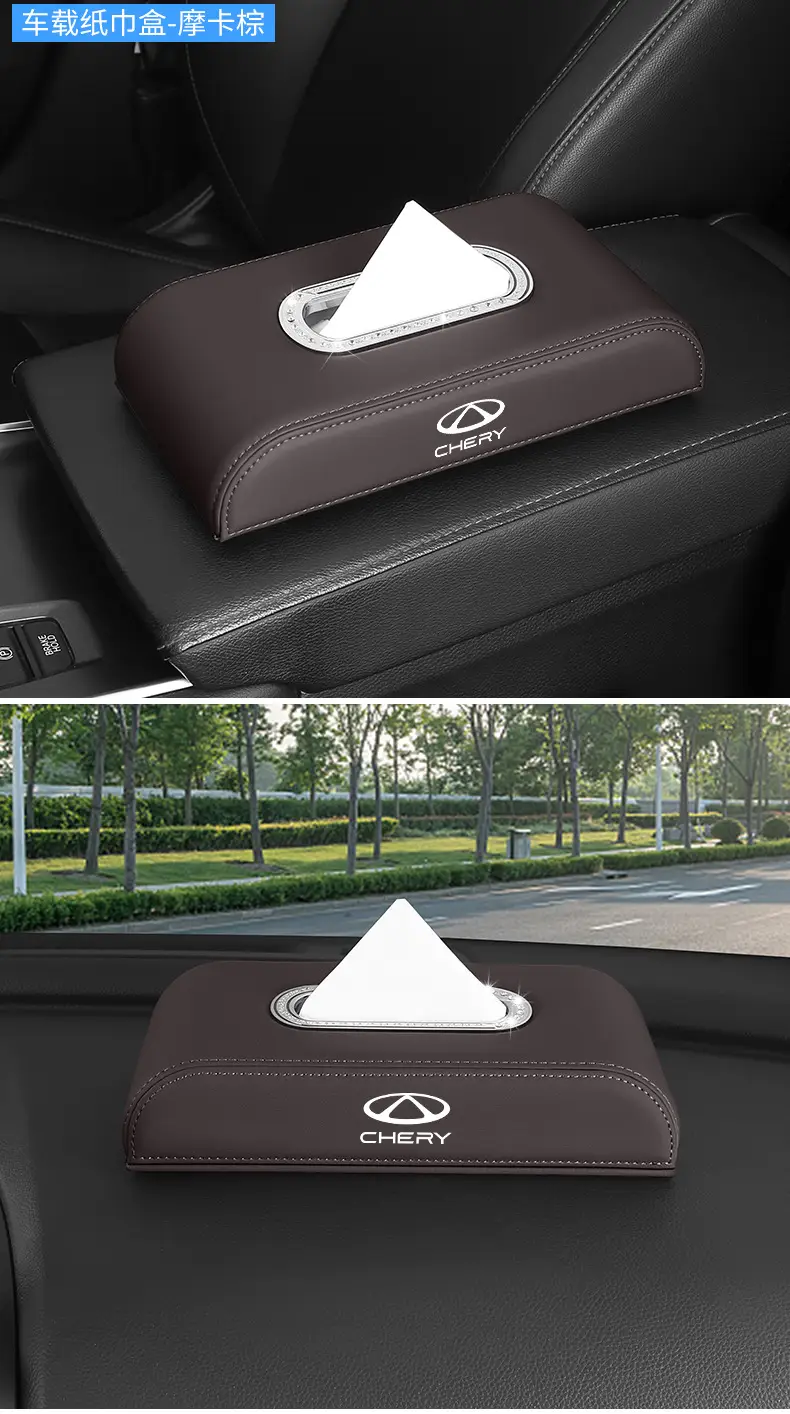 Chery Tiggo Eight 8Pro Seven 7Plus Nine 9Cdm Car Center Console Car Tissue Box Hanging Bag Bag High-End — feature 19
