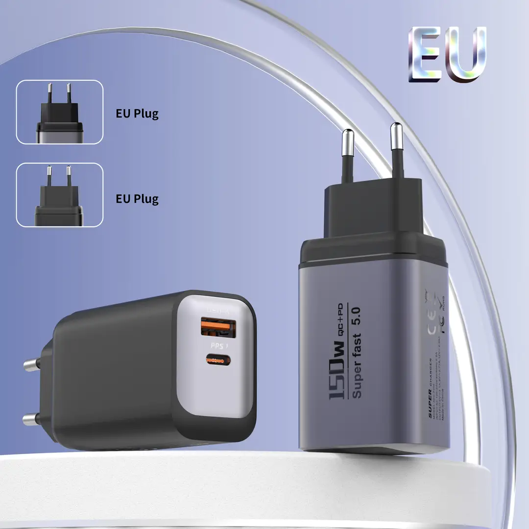 Factory Direct Sales New 150W Full Protocol Charger Travel Small Appliance Fast Charging Head Multi-Port A+C Charger — feature 10