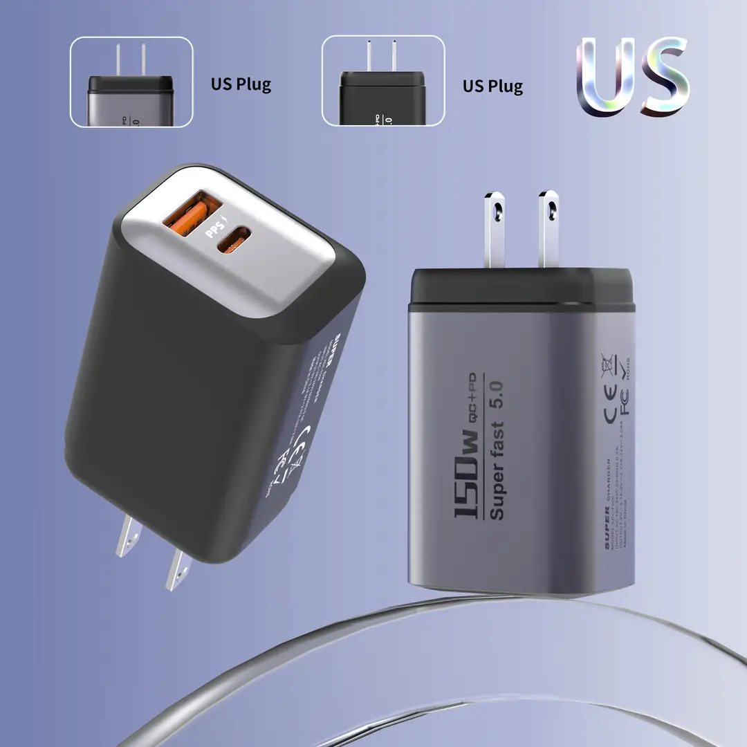 Factory Direct Sales New 150W Full Protocol Charger Travel Small Appliance Fast Charging Head Multi-Port A+C Charger — feature 9