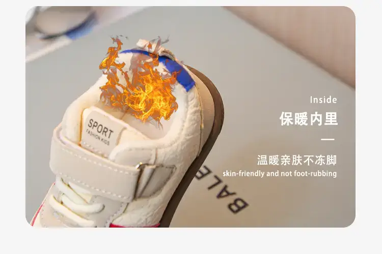 Baby Sneakers White Red Anti-Slip Toddler Shoes — feature 8