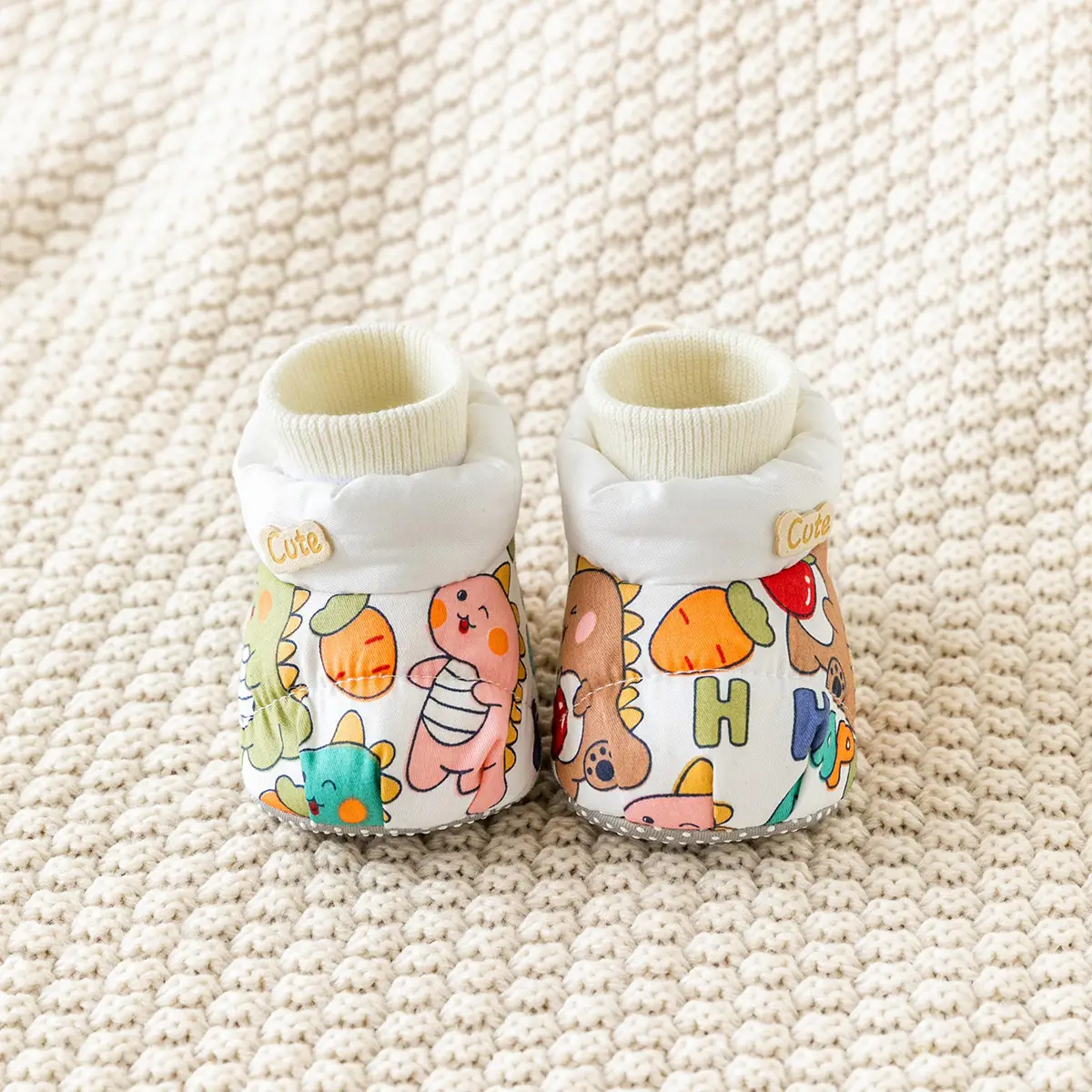 Jingqi Spring & Fall Baby Shoes Soft-Soled All-In-One 0-12M - Image 2
