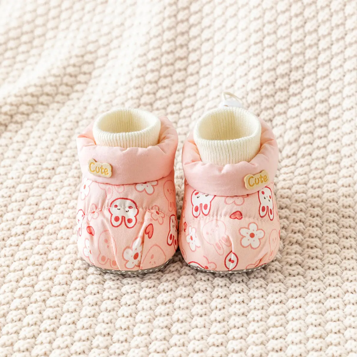 Jingqi Spring & Fall Baby Shoes Soft-Soled All-In-One 0-12M - Image 3