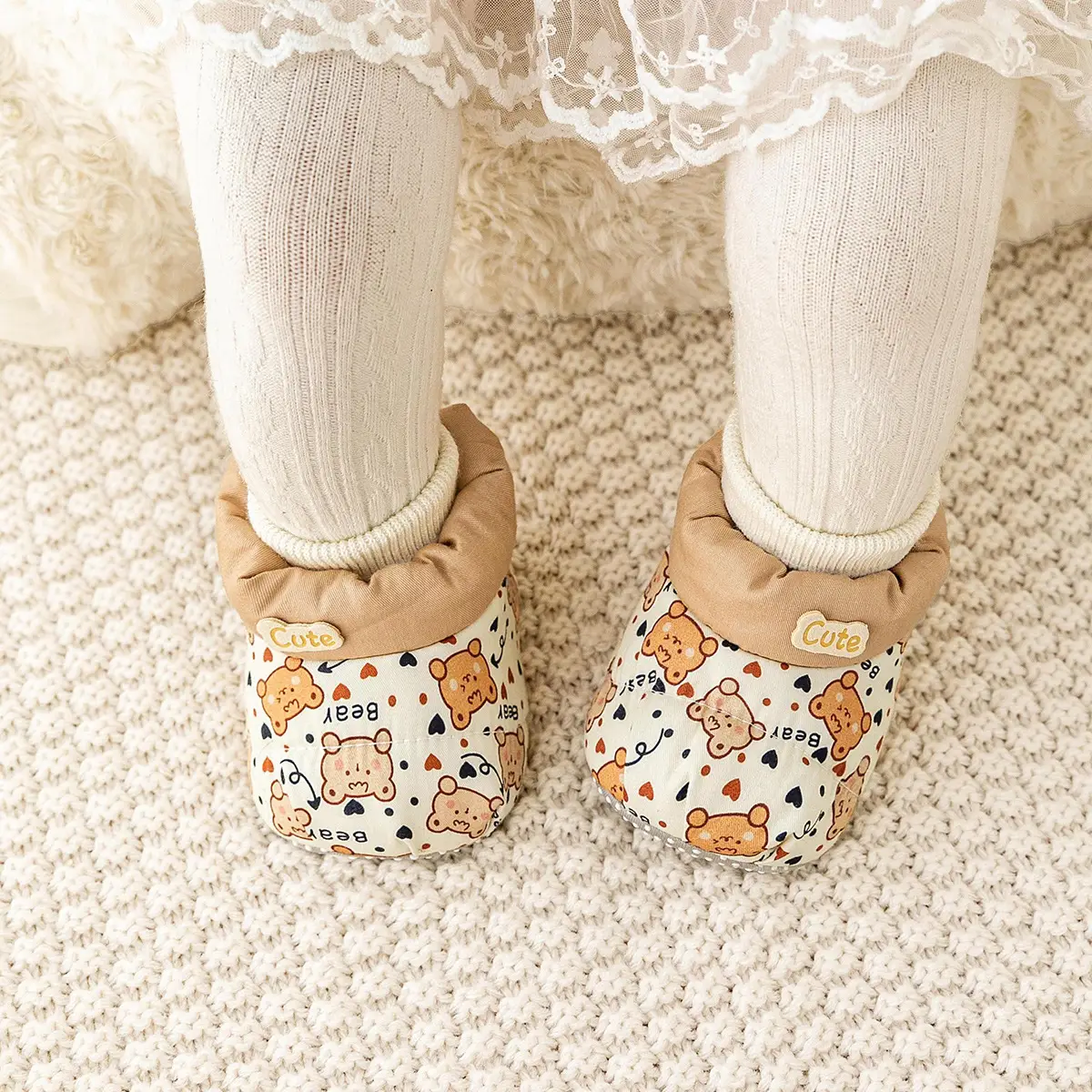 Jingqi Spring & Fall Baby Shoes Soft-Soled All-In-One 0-12M - Image 5
