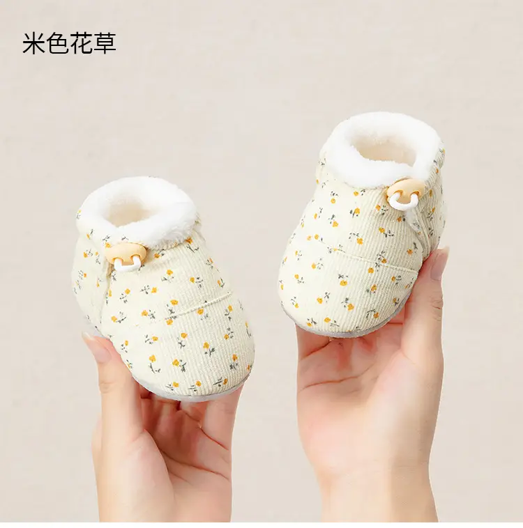 Jingqi Baby Fleece Lined Pre-Step Shoes 6-12M — feature 13