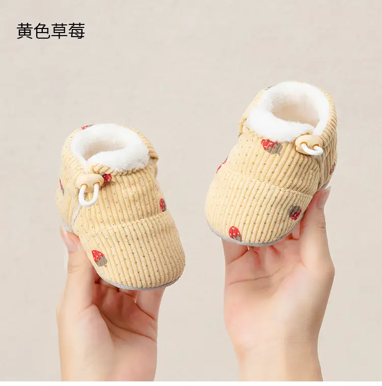 Jingqi Baby Fleece Lined Pre-Step Shoes 6-12M — feature 14