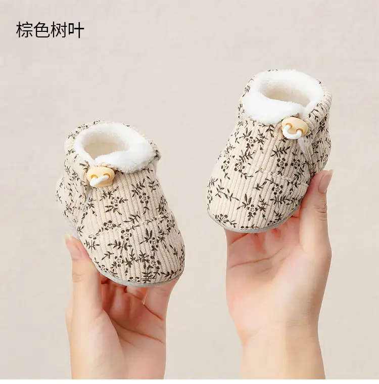 Jingqi Baby Fleece Lined Pre-Step Shoes 6-12M — feature 16