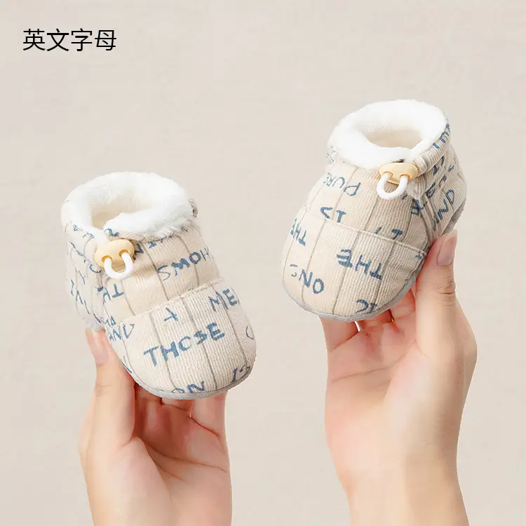 Jingqi Baby Fleece Lined Pre-Step Shoes 6-12M — feature 17