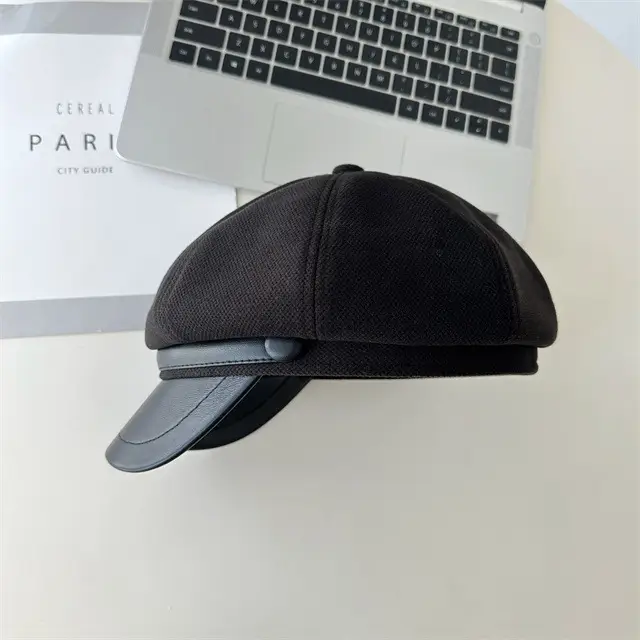 Women Face-Slimming Cloud Cap Autumn Winter Melard Outfit - Image 2