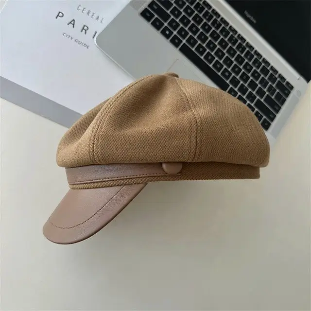 Women Face-Slimming Cloud Cap Autumn Winter Melard Outfit - Image 3