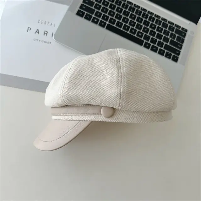 Women Face-Slimming Cloud Cap Autumn Winter Melard Outfit - Image 4