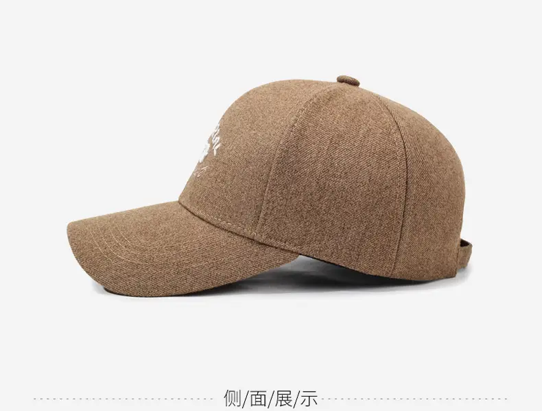 Vintage Washed Baseball Cap Brown 987 Embroidered — feature 9