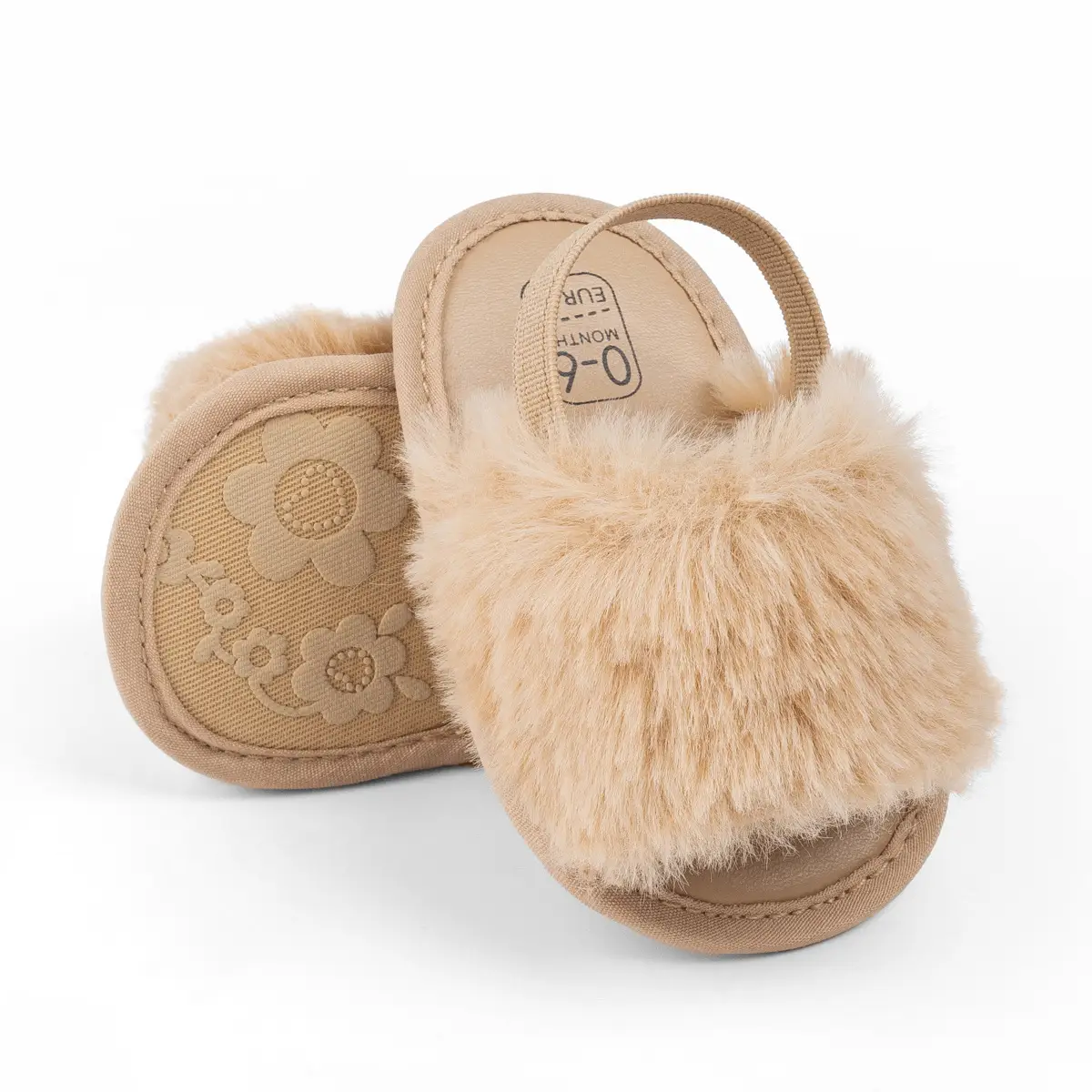 Baby Plush Slippers Soft Soled Non-Slip Winter