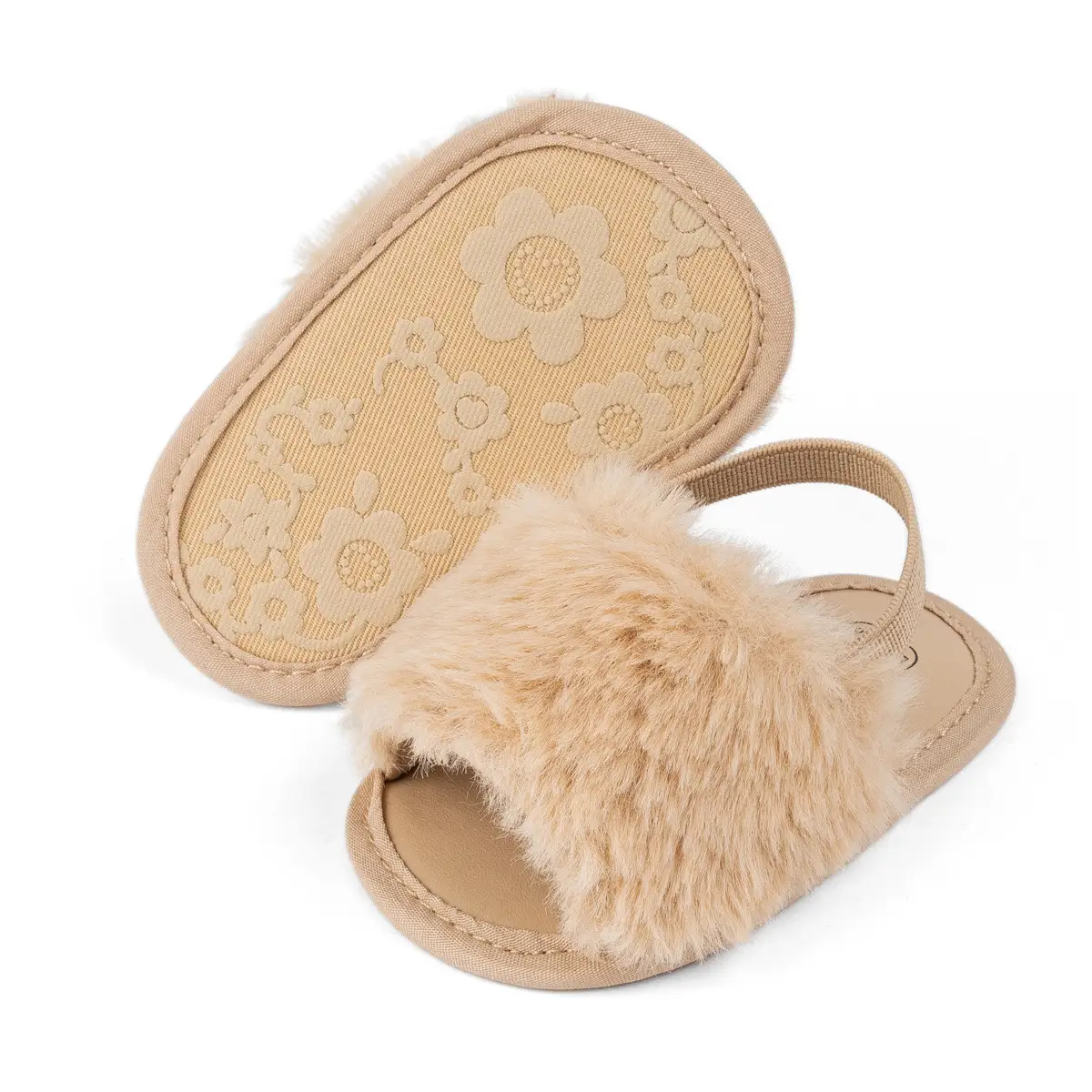 Baby Plush Slippers Soft Soled Non-Slip Winter