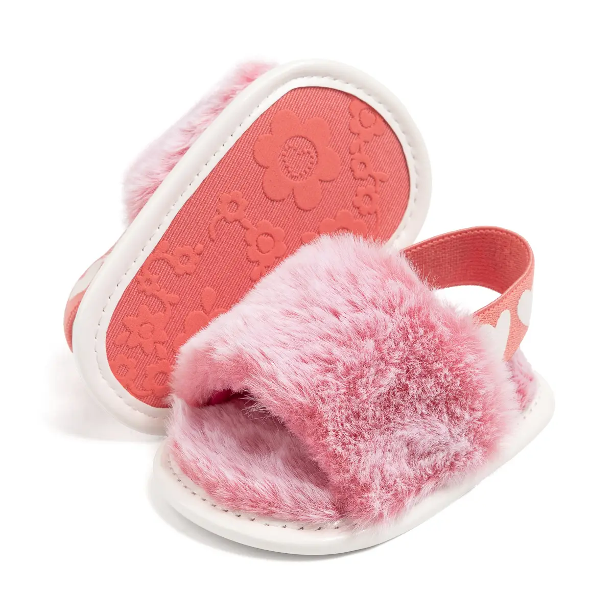 Baby Plush Slippers Soft Soled Non-Slip Winter