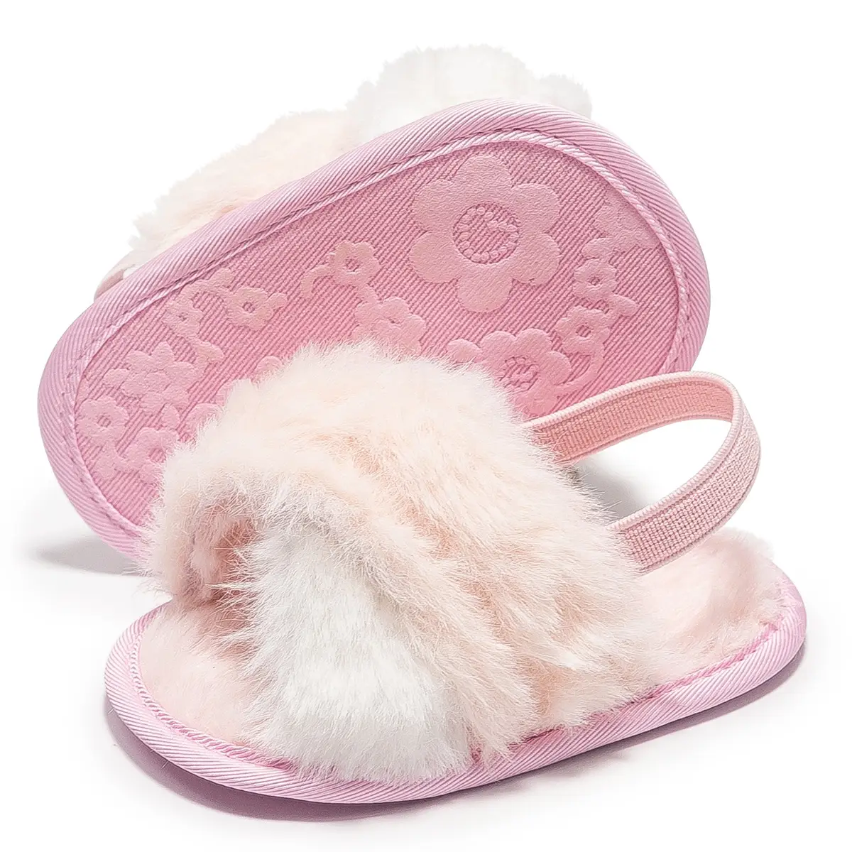 Baby Plush Slippers Soft Soled Non-Slip Winter