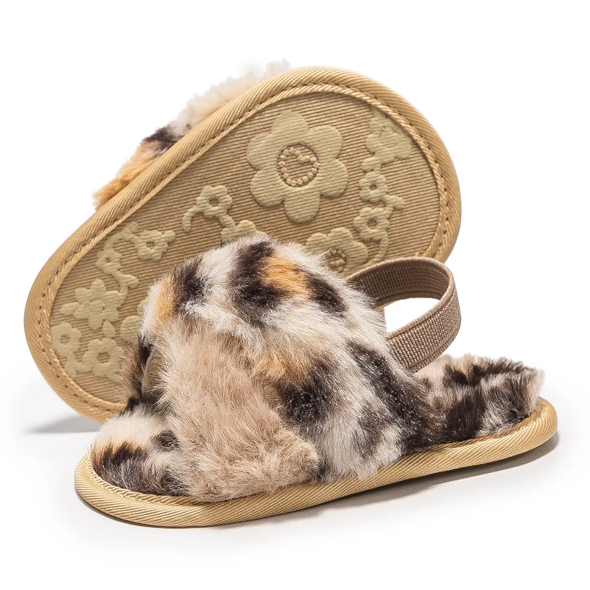 Baby Plush Slippers Soft Soled Non-Slip Winter