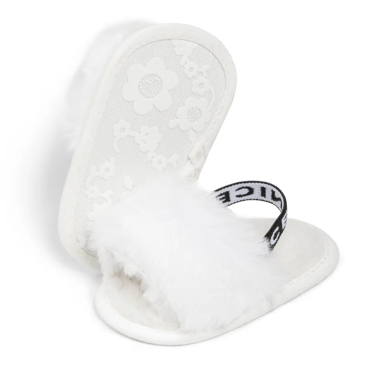 Baby Plush Slippers Soft Soled Non-Slip Winter