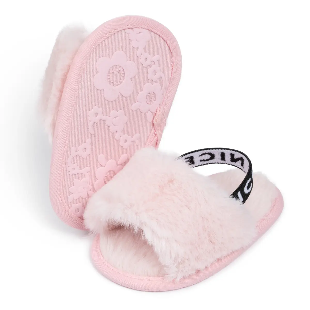 Baby Plush Slippers Soft Soled Non-Slip Winter