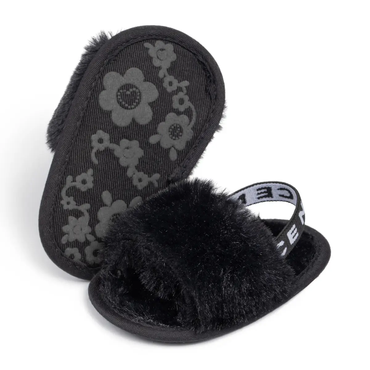 Baby Plush Slippers Soft Soled Non-Slip Winter