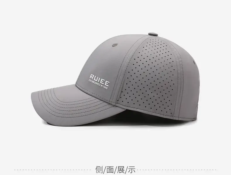 Men Outdoor Sun Hat with Face Cover, Gray Mesh, Quick-Drying — feature 10