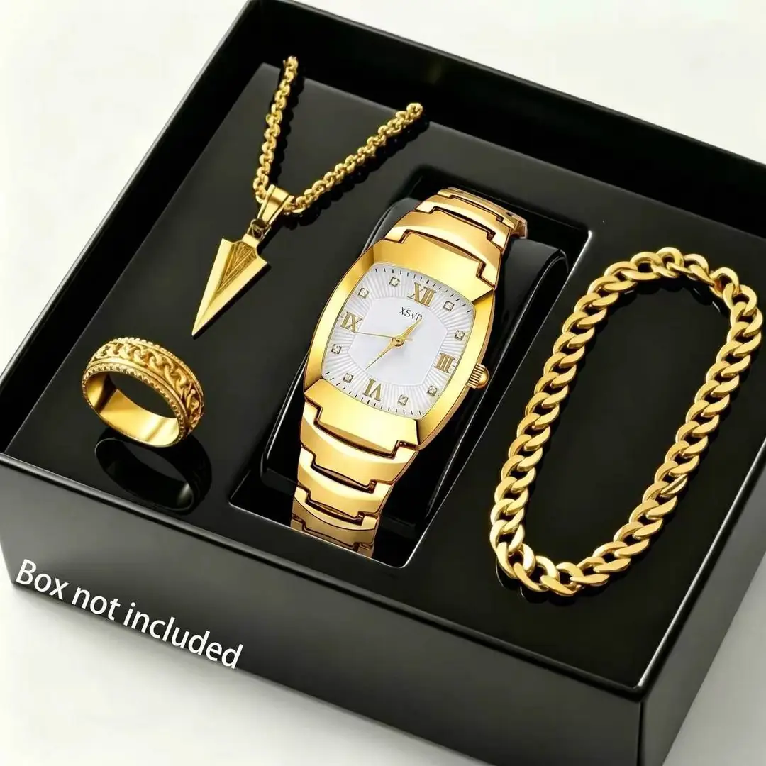 2025 Autumn New Men's Watch Light Luxury Niche High-End Simple Fashion Quartz Wristwatch Black Large Dial