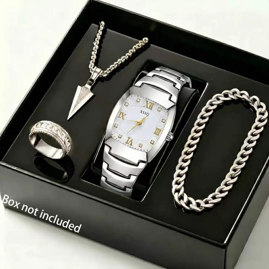 2025 Autumn New Men's Watch Light Luxury Niche High-End Simple Fashion Quartz Wristwatch Black Large Dial