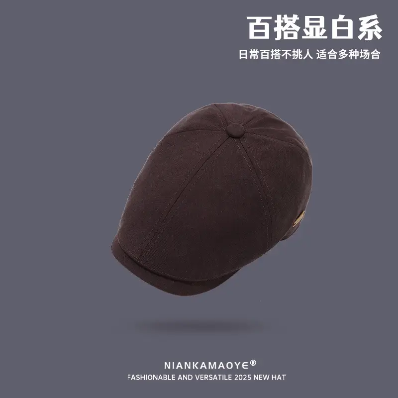Korean Style Reversible Hat for Women Spring Autumn