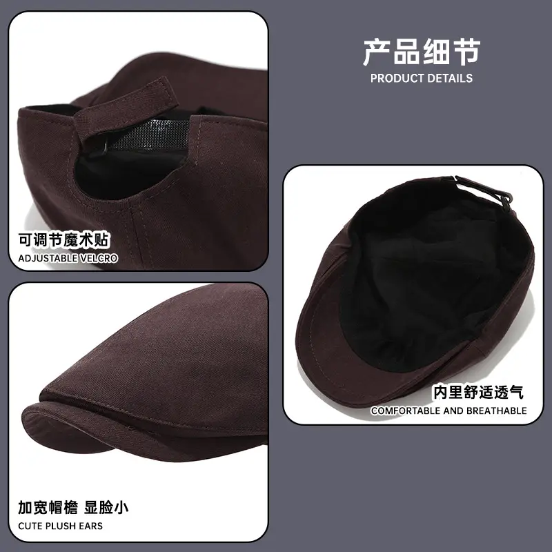 Korean Style Reversible Hat for Women Spring Autumn