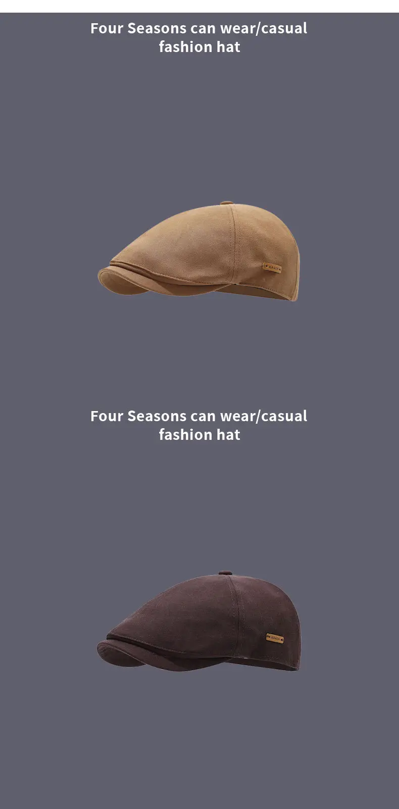 Korean Style Reversible Hat for Women Spring Autumn — feature 11