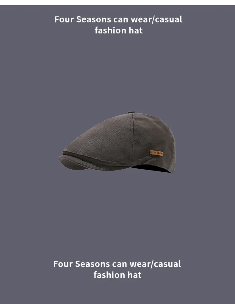 Korean Style Reversible Hat for Women Spring Autumn — feature 12