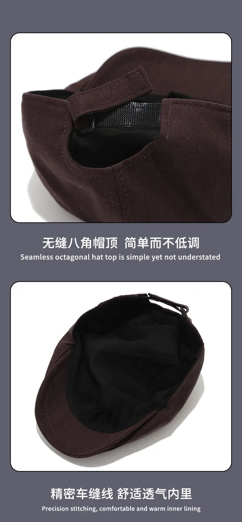 Korean Style Reversible Hat for Women Spring Autumn — feature 13