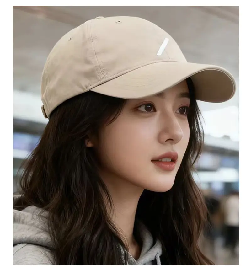 Women Casual Baseball Cap Navy Blue Duckbill Autumn Sun Hat — feature 8