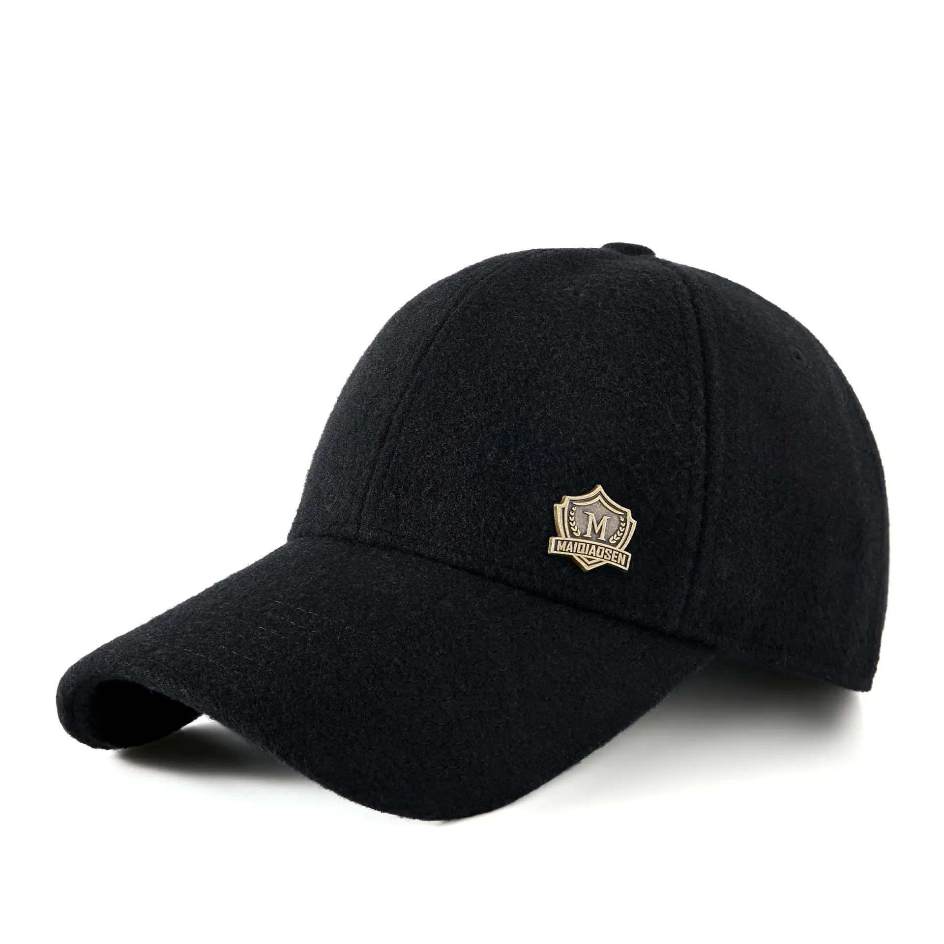 Winter Wool Baseball Cap for Men Cold Proof Snow Cycling - Image 2