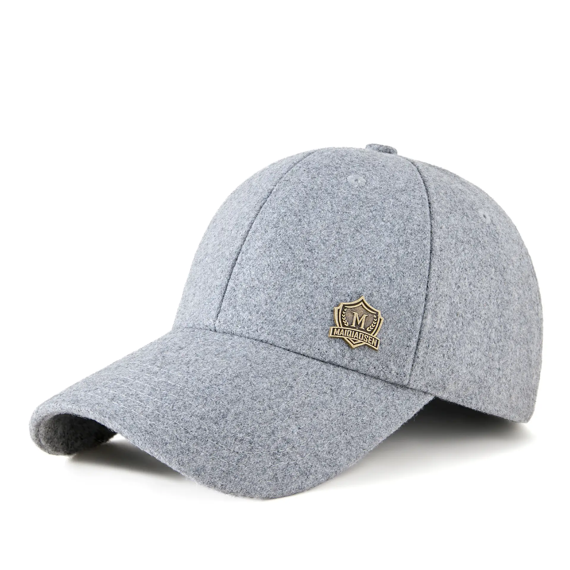 Winter Wool Baseball Cap for Men Cold Proof Snow Cycling - Image 3