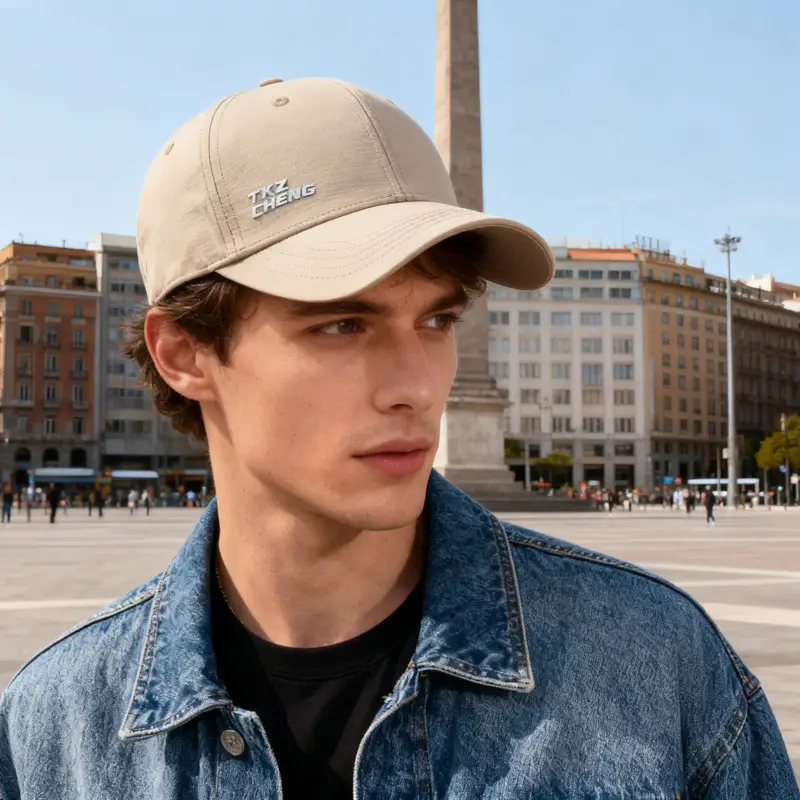Men & Women Grey Mesh Baseball Cap Spring Summer - Image 12