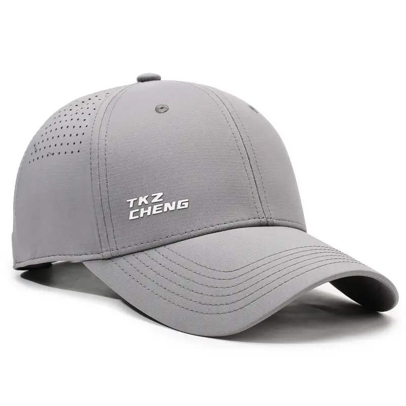 Men White Mesh Baseball Cap Summer Sun Protection - Image 3