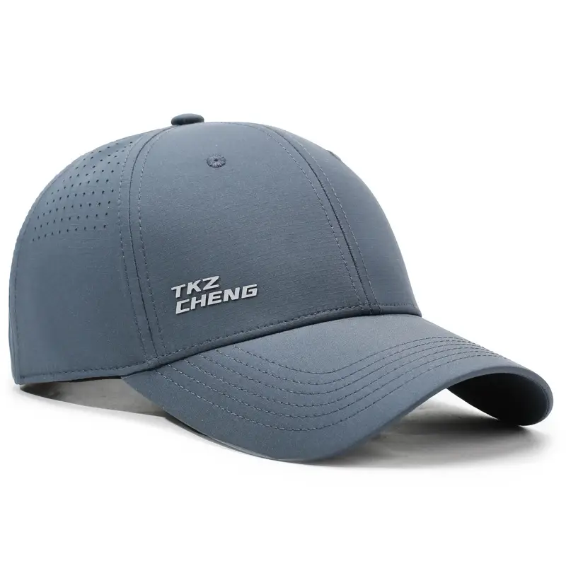 Men White Mesh Baseball Cap Summer Sun Protection - Image 7