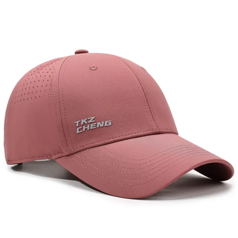 Men White Mesh Baseball Cap Summer Sun Protection - Image 8