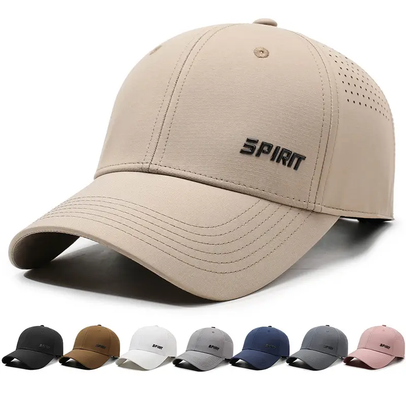 Men White Baseball Cap Spirit Brand Summer