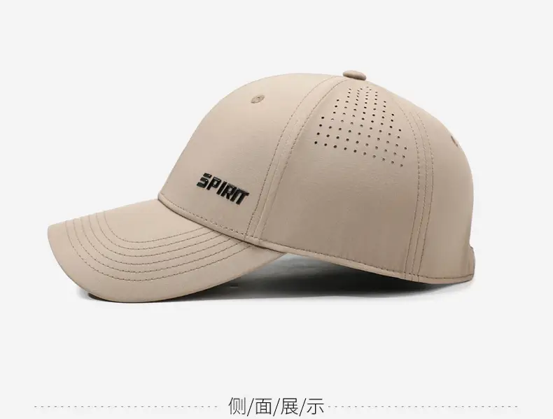 Men White Baseball Cap Spirit Brand Summer — feature 10