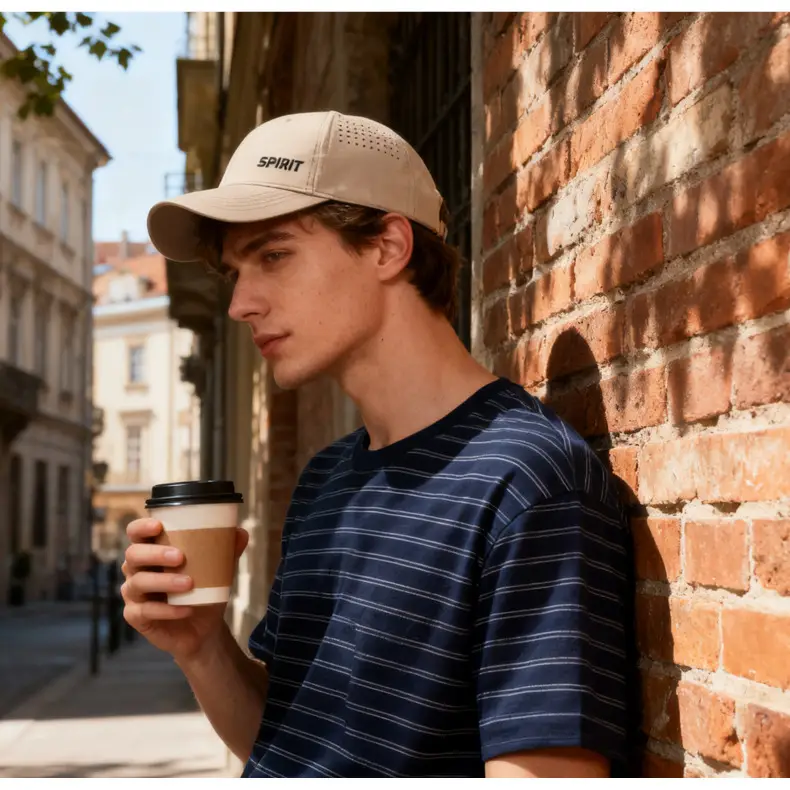 Men White Baseball Cap Spirit Brand Summer — feature 14